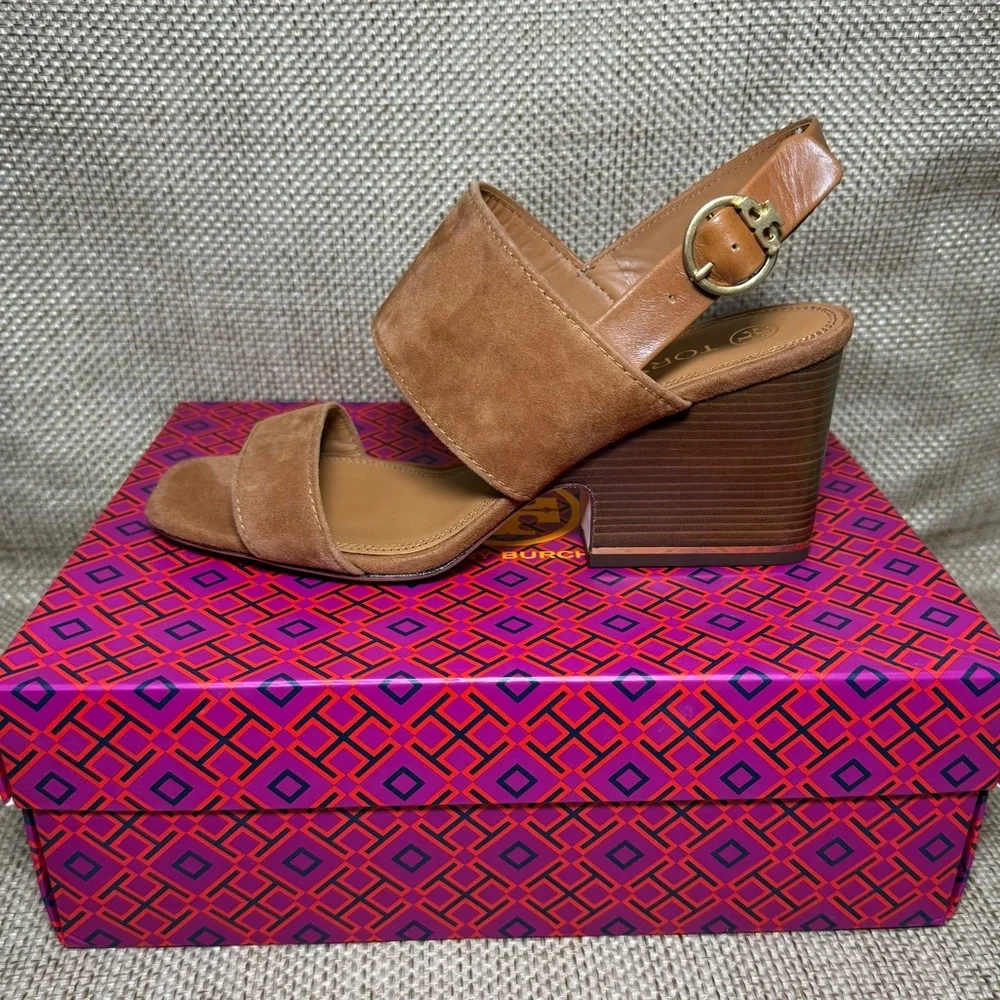 Tory‎ Burch Selby Block Heel Sandals